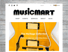 Tablet Screenshot of musicmartonline.com